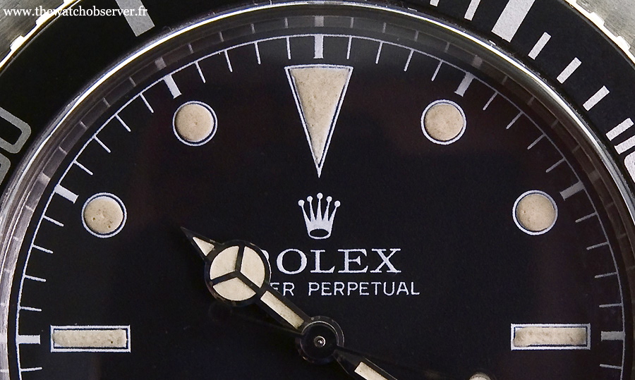 Un conseil aux amateurs qui souhaiteraient se lancer dans l'achat d'un tel modèle : laissez parler les index du cadran quand vous envisagez un achat de montre vintage.