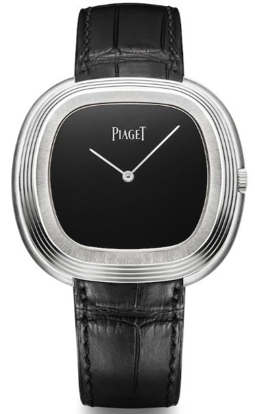 Design audacieux, boîtier or gris et cadran onyx pour cette très élégante Black Tie inspiration vintage que la Maison Piaget dévoilera à l'occasion du SIHH 2015.