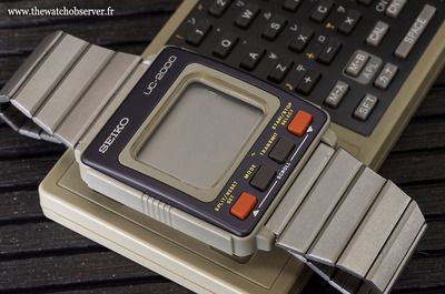 1984 : Seiko est une fois de plus en avance sur son temps en lançant l'UC-2000, première montre ordinateur dotée d'une mémoire qui lui permet de stocker des données (texte, adresses, numéros de téléphone...). Un thème plus qu'actuel en 2016 à l'ère de la portabilité !