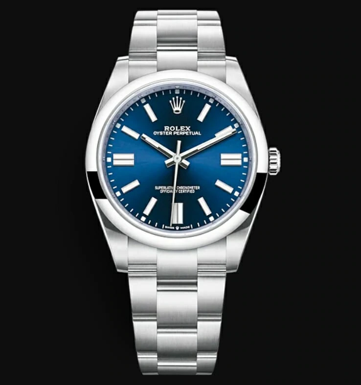 rolex oyster perpetual 41 blue