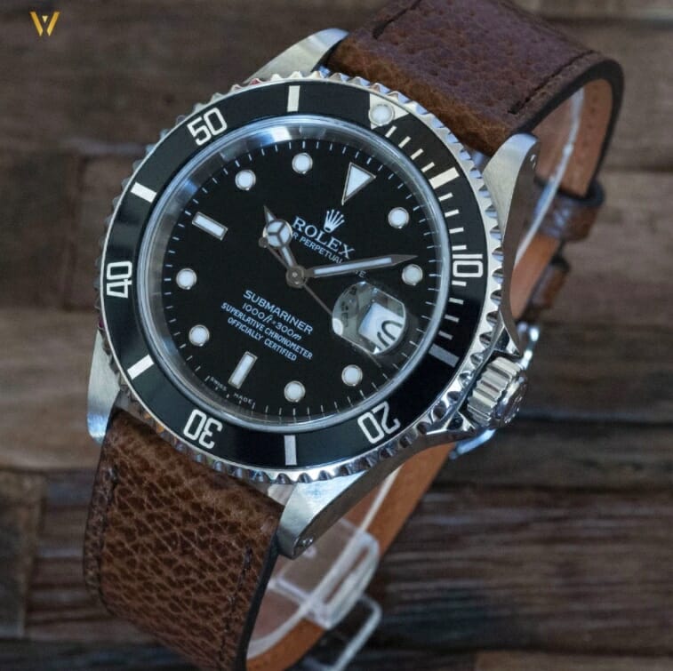 Habillez votre Rolex Submariner d'un beau bracelet en cuir