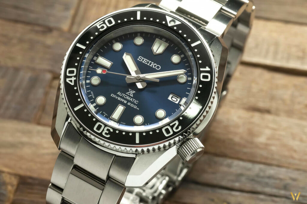 Zoom sur la montre de plongée Seiko SPB187J1 Prospex Diver’s 200M