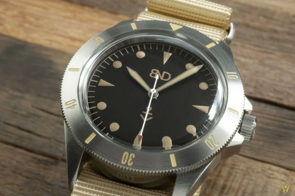 Une montre, 2 bracelets NATO - BND Watches MNBLA