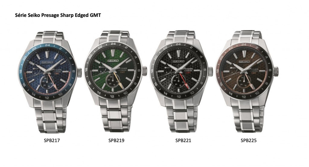 4 nouvelles montres GMT chez Seiko