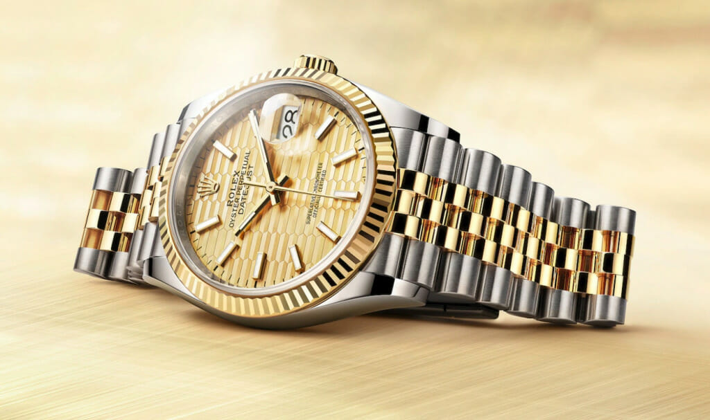 Montre de luxe suisse - Rolex Datejust 36 ref 126233 acier et or jaune
