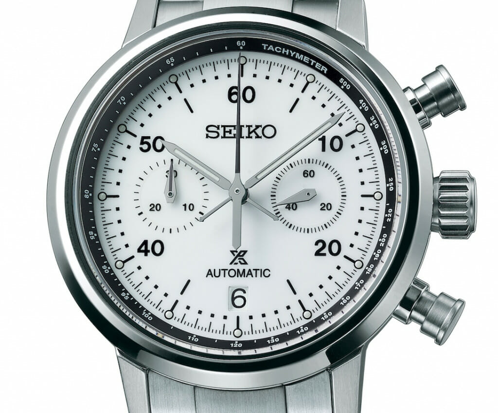 Zoom cadran - Seiko SRQ035 Prospex Speedtimer