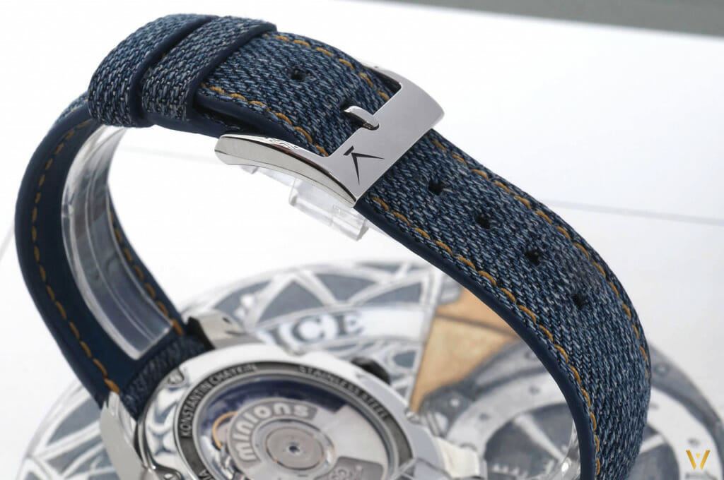 Bracelet montre en denim - montre Konstantin Chaykin Minions