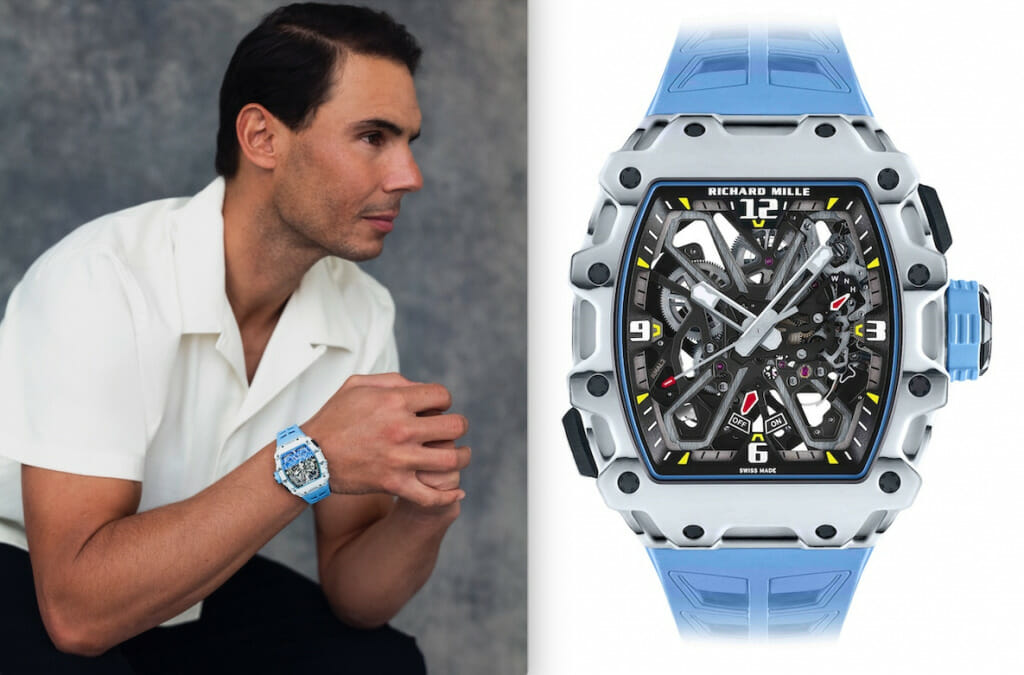 Rafael Nadal et sa nouvelle montre Richard Mille